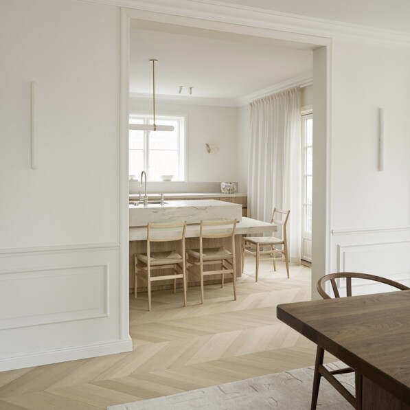 Modern Elegance kitchen by Nordiska Kök and AO/JN Interiors