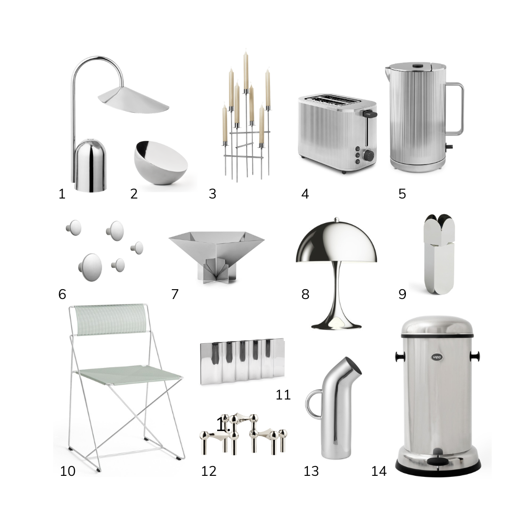 Nordic Inspiration: How to add chrome to your home