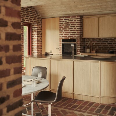 The Architect’s Danish Brick House Kitchen by Nordiska Kök