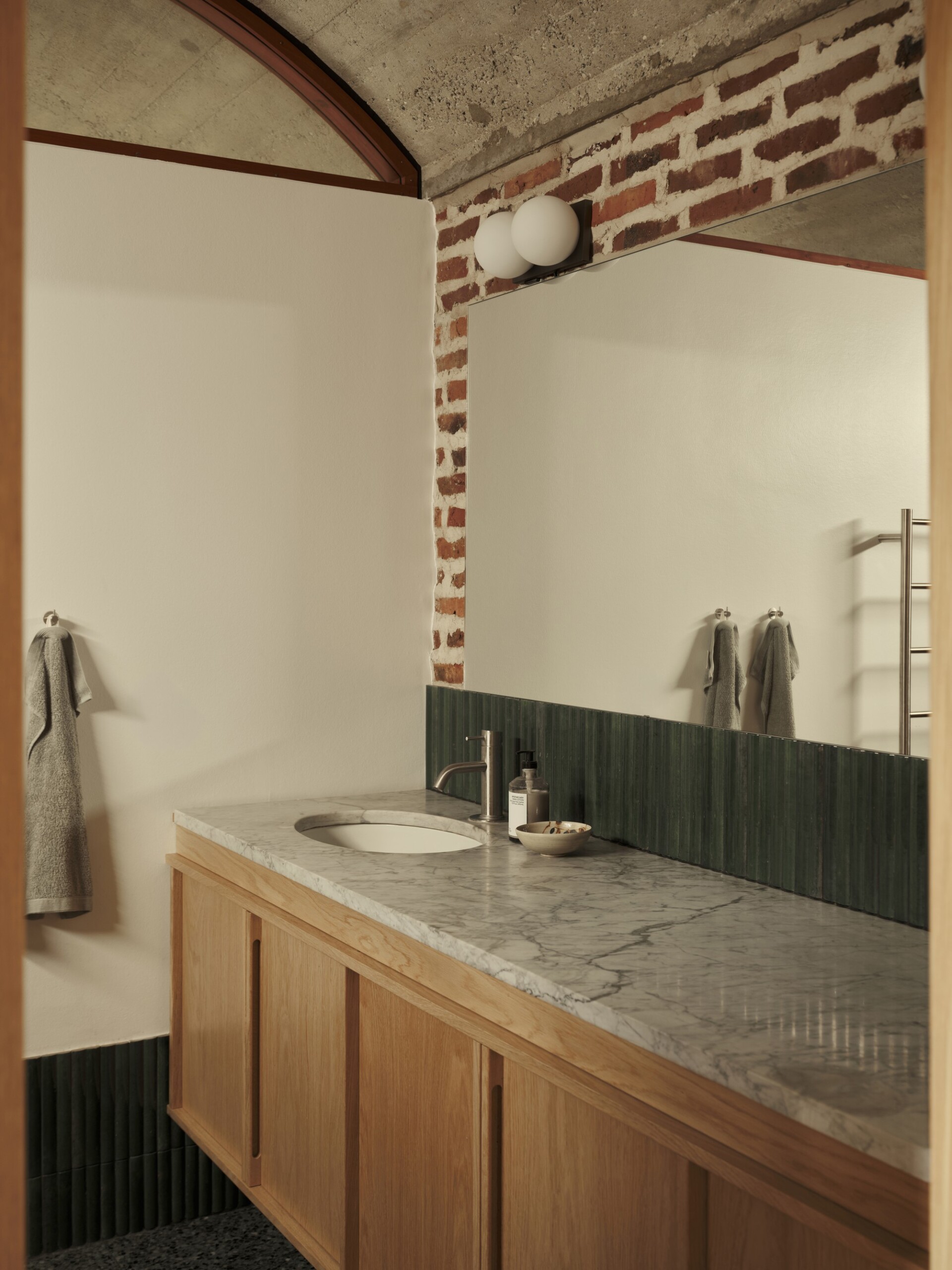 The Architect’s Danish Brick House Kitchen by Nordiska Kök