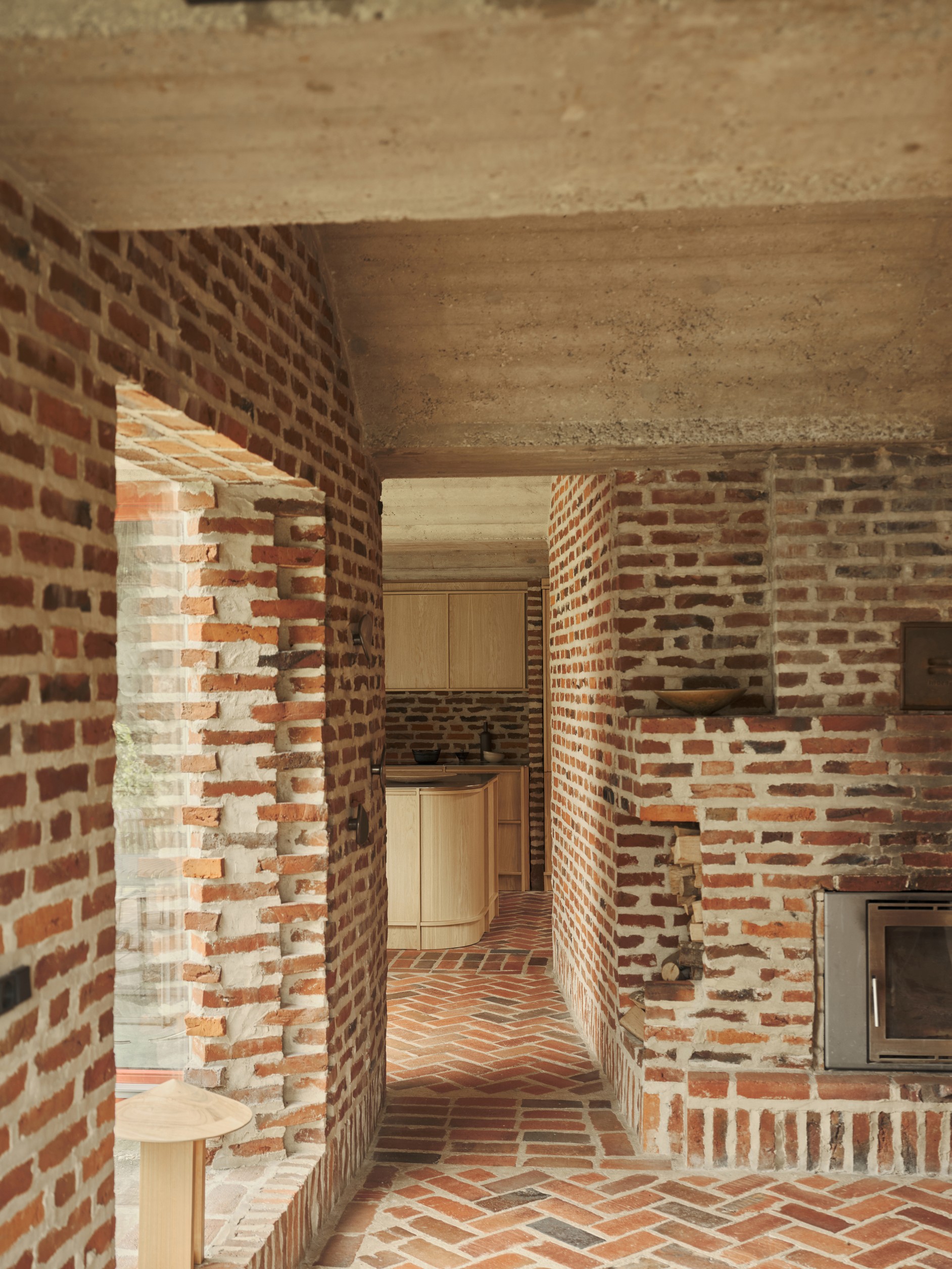The Architect’s Danish Brick House Kitchen by Nordiska Kök