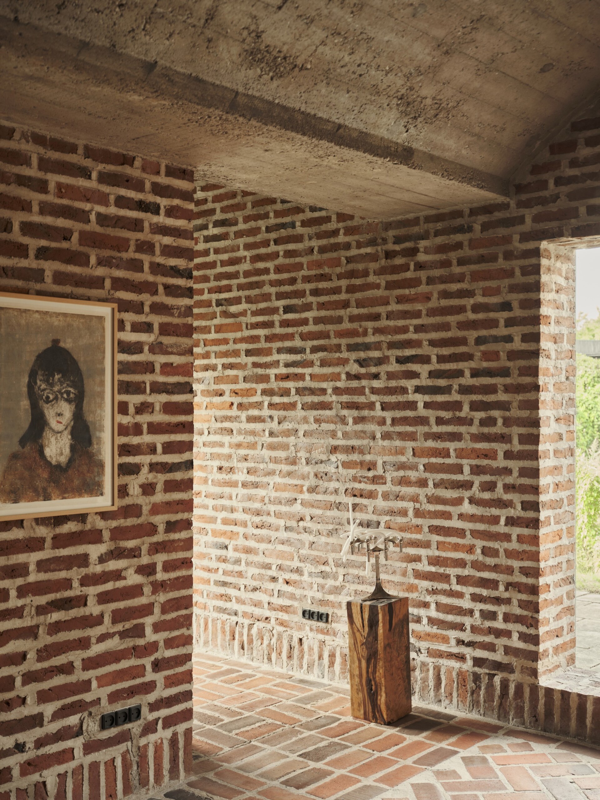 The Architect’s Danish Brick House Kitchen by Nordiska Kök
