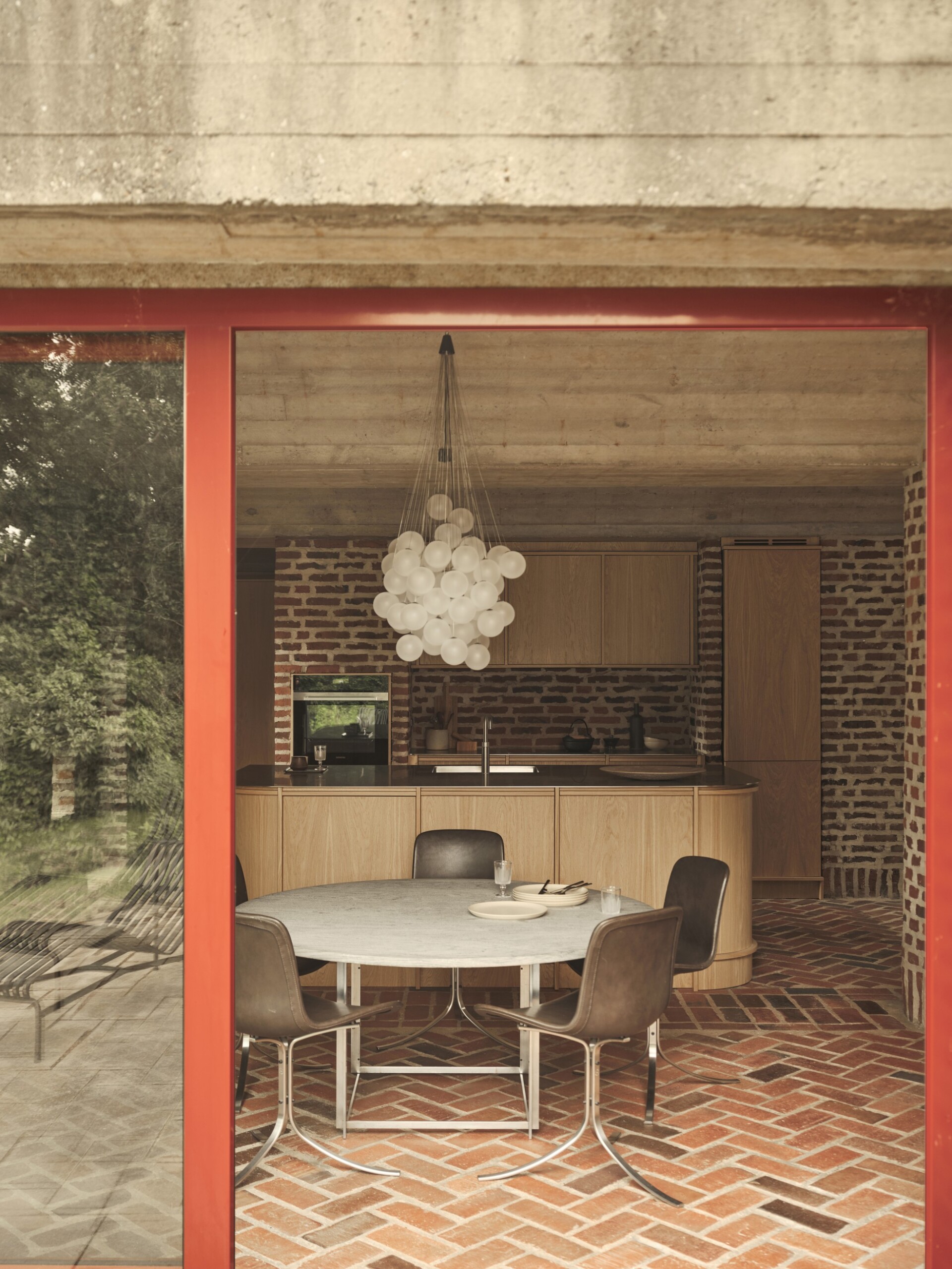 The Architect’s Danish Brick House Kitchen by Nordiska Kök